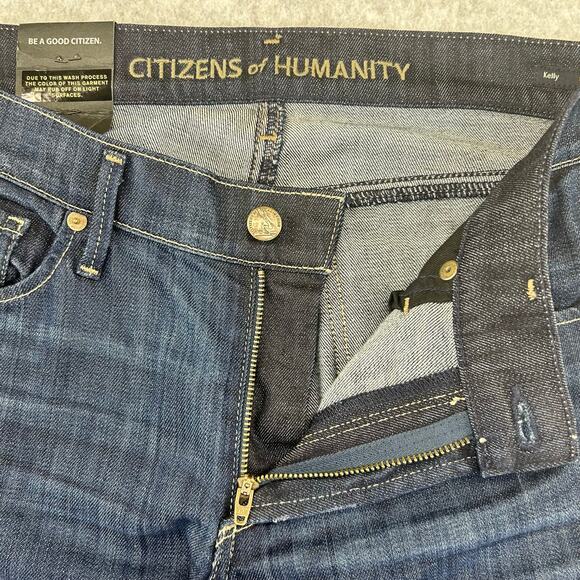 Citizens of Humanity Kelly Jeans Women 30 (32x35) Bootcut NEW Pacific Ocean Blue - Picture 7 of 16